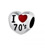 abalorio i love 70 plata