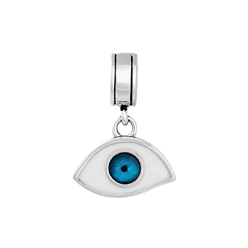 abalorio ojo turco plata