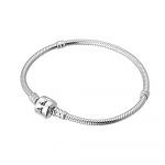 pulsera abalorios 20cm de plata