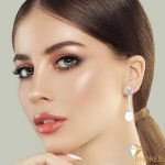 pendientes mujer oro blanco perla blanca