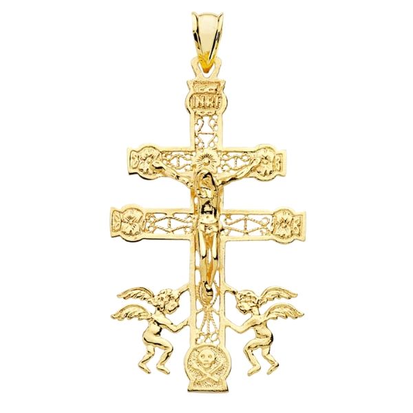 cruz de caravaca oro