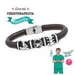 pulsera de fisioterapeuta plata