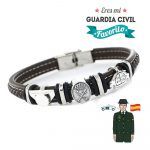 pulsera de guardia civil plata