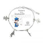 pulsera de la graduacion plata