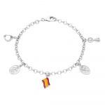 pulsera guarda civil plata