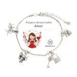 pulsera hadas del amor plata