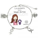 pulsera plata mujer de hoy