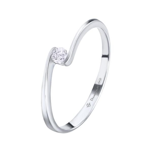 anillo de compromiso diamante oro 008ct