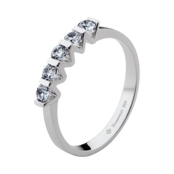 anillo de diamantes oro blanco 1091 30