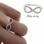 Anillo de plata infinito