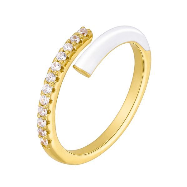 anillo esmalte blanco d02506as
