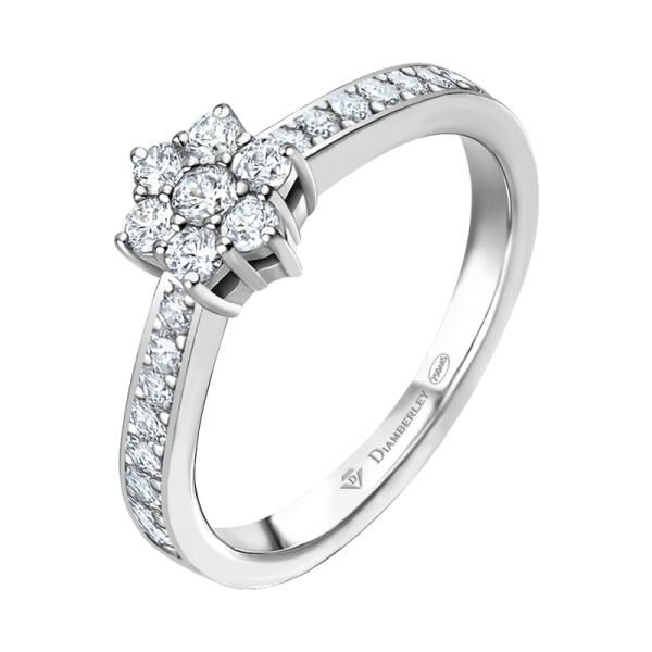 anillo oro blanco con diamantes 1113 21