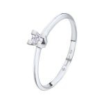 anillo oro blanco diamante 08ct