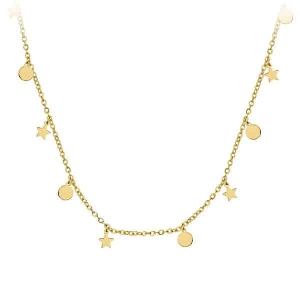 colgante estrellas y circulos