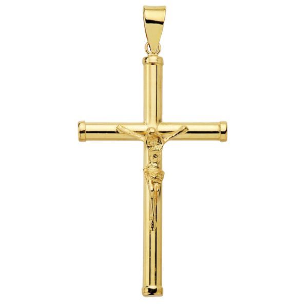 cruz con cristo oro