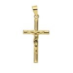 cruz con cristo redonda 21x13mm