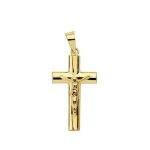 Cruz de oro 18k con cristo