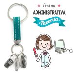 llavero-mujer-administrativa-plata