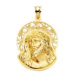 medalla cabeza cristo orla 32x26mm