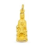 medalla oro silueta virgen de montserrat