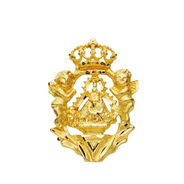 medalla oro virgen de la cabeza escudo