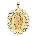 medalla virgen de guadalupe cerco 42x34mm 1