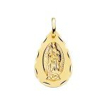 medalla virgen de guadalupe gota clasica