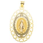 medalla virgen de la milagrosa oval 50x35mm