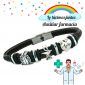 Pulsera de hombre para auxiliar de farmacia fabricada en plata