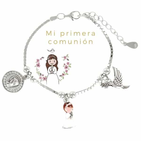 Pulsera de comunión en plata