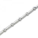 pulsera diamantes oro blanco 4010