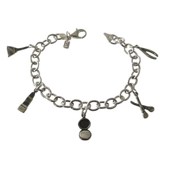 Pulsera esteticista de plata