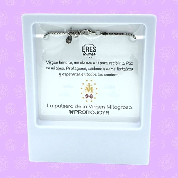 pulsera milagrosa plata