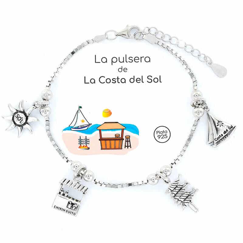 pulsera plata costadelsol