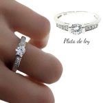 Anillo moderno para novia